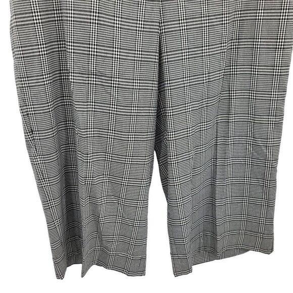 Lane Bryant Jorks Shorts Pants High Rise Glen Plaid Black Sz 22 Academia Long - Picture 6 of 8